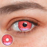 Lentes De Contacto De Color Rojo Violeta Cosplay